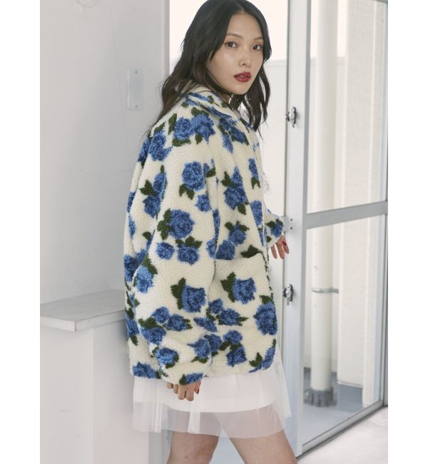 jouetie「パターンボアジャケット」|ブルゾン・スタジャン|