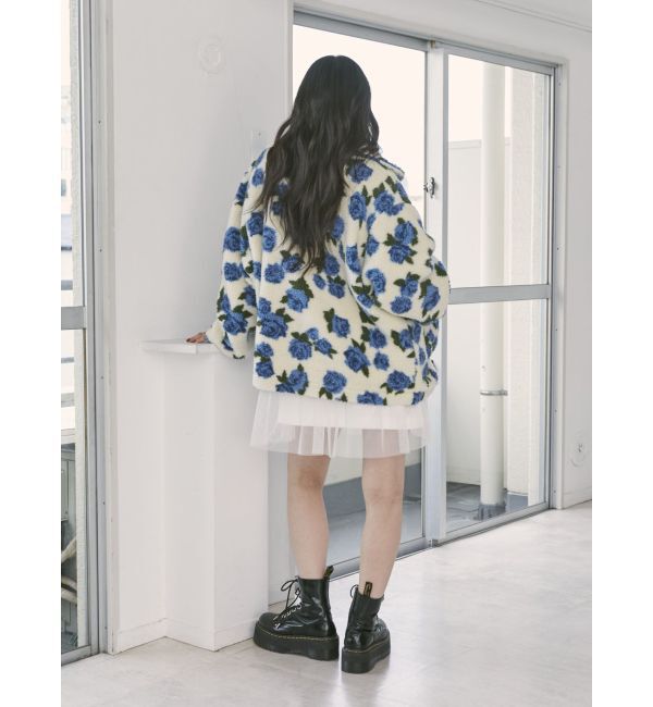 jouetie「パターンボアジャケット」|ブルゾン・スタジャン|