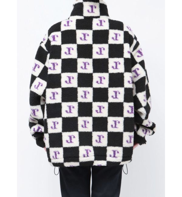 jouetie「パターンボアジャケット」|ブルゾン・スタジャン|