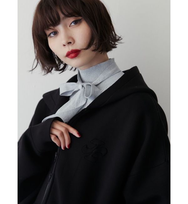 jouetie「ダブルジップBIGフーディ」|パーカー|