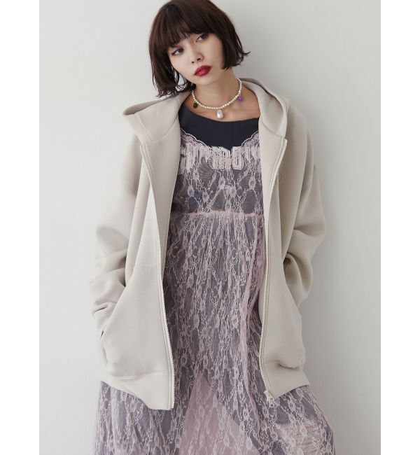 jouetie「ダブルジップBIGフーディ」|パーカー|