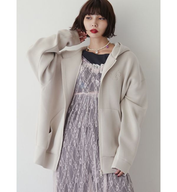 jouetie「ダブルジップBIGフーディ」|パーカー|