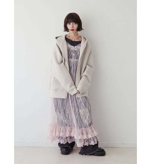 jouetie「ダブルジップBIGフーディ」|パーカー|