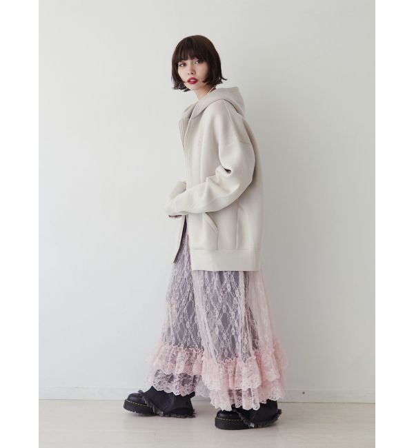 jouetie「ダブルジップBIGフーディ」|パーカー|