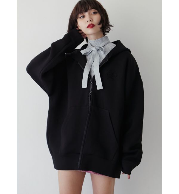 jouetie「ダブルジップBIGフーディ」|パーカー|