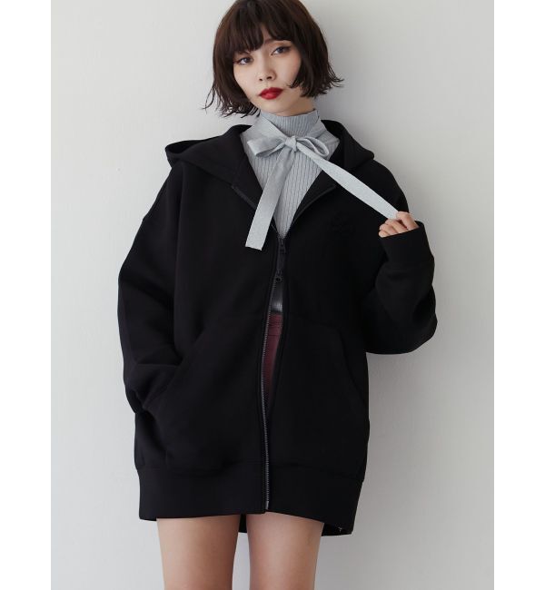 jouetie「ダブルジップBIGフーディ」|パーカー|