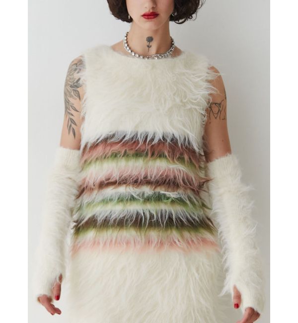 jouetie「シャギーアームウォーマーセットワンピース」|ワンピース|