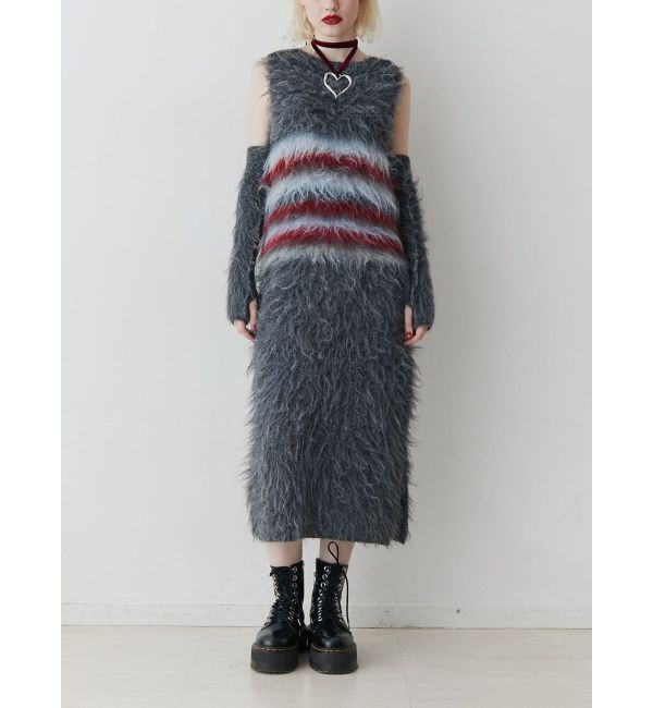 jouetie「シャギーアームウォーマーセットワンピース」|ワンピース|