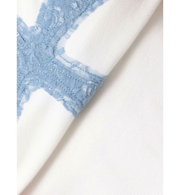 jouetie「クロスレースドッキングTシャツ」|Tシャツ・カットソー|