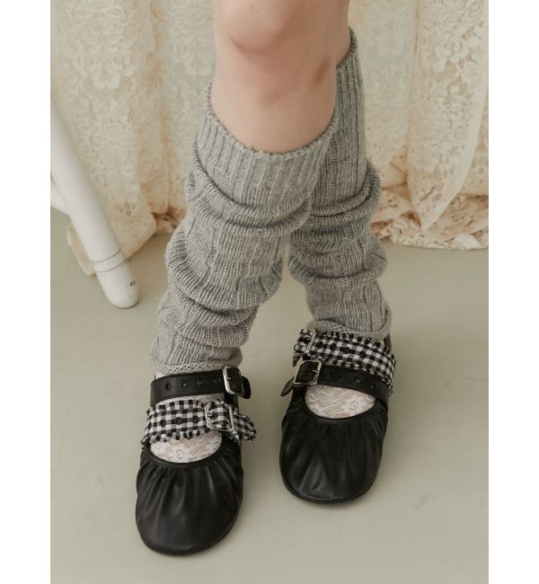 merry jenny「checkベルトバレエシューズ」|バレエシューズ|