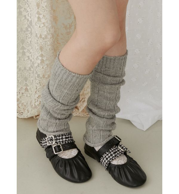 merry jenny「checkベルトバレエシューズ」|バレエシューズ|