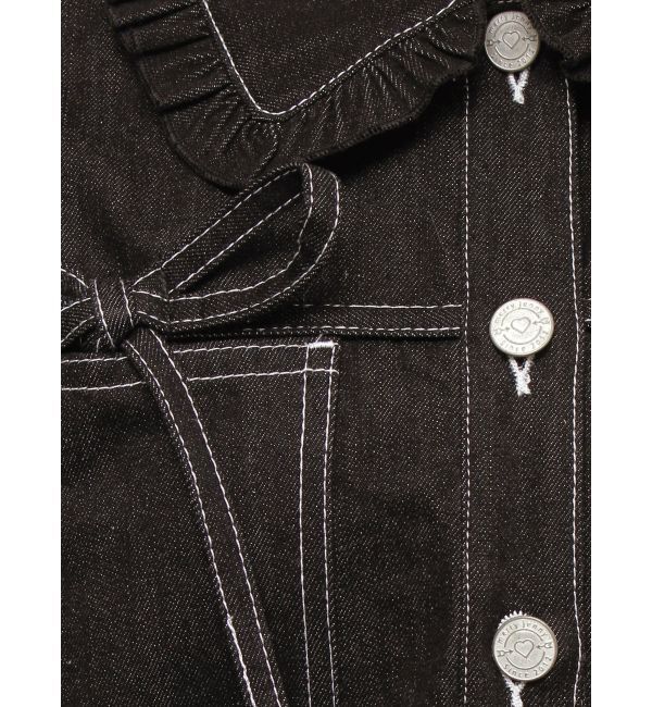 merry jenny「リボンポケットデニムジャケット【セットアップ着用可能】」|その他|