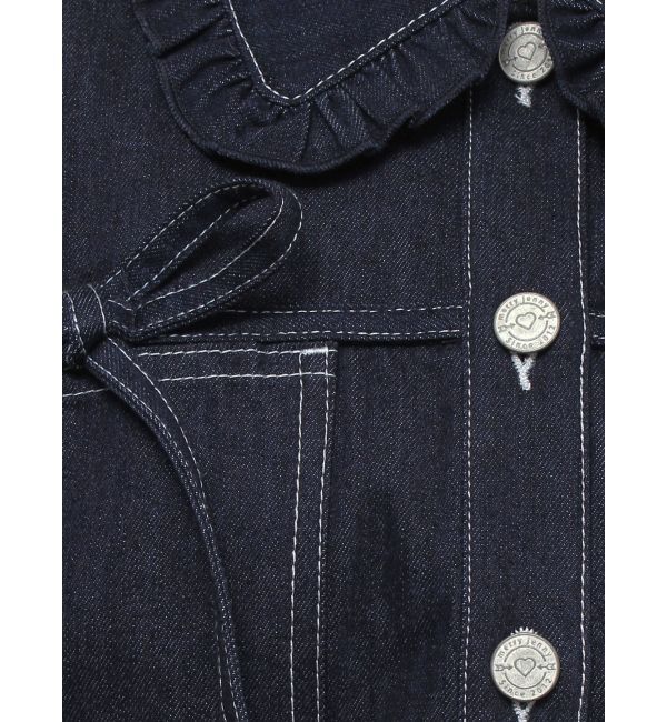 merry jenny「リボンポケットデニムジャケット【セットアップ着用可能】」|その他|