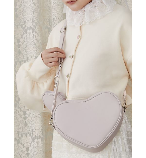 merry jenny「doubleハートショルダーバッグ」|ショルダー・メッセンジャー|