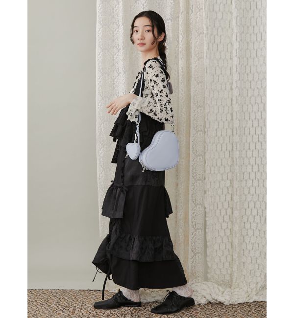 merry jenny「doubleハートショルダーバッグ」|ショルダー・メッセンジャー|