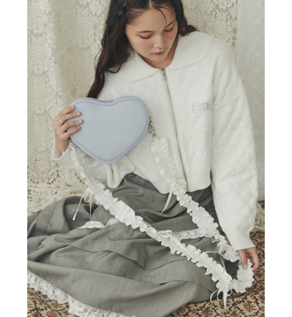 merry jenny「doubleハートショルダーバッグ」|ショルダー・メッセンジャー|