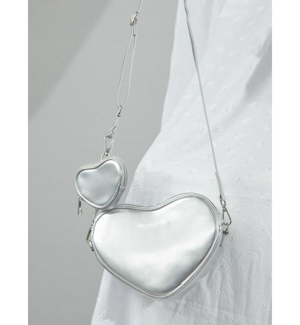 merry jenny「doubleハートショルダーバッグ」|ショルダー・メッセンジャー|