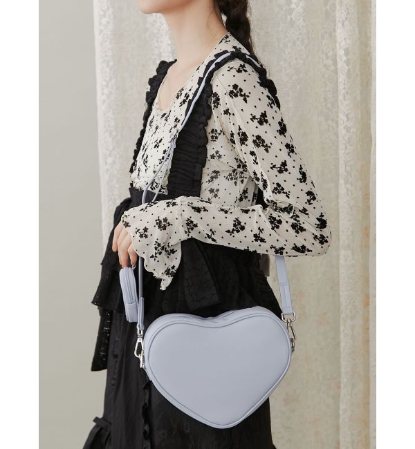 merry jenny「doubleハートショルダーバッグ」|ショルダー・メッセンジャー|