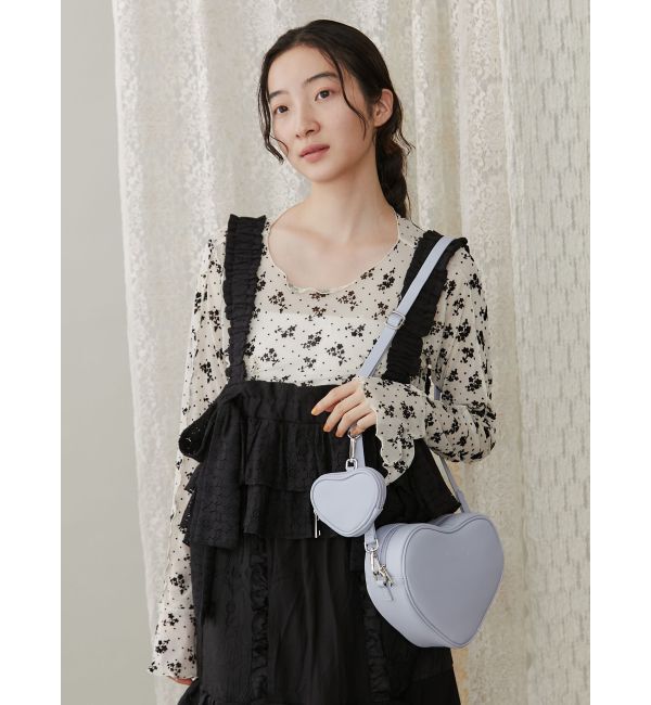 merry jenny「doubleハートショルダーバッグ」|ショルダー・メッセンジャー|