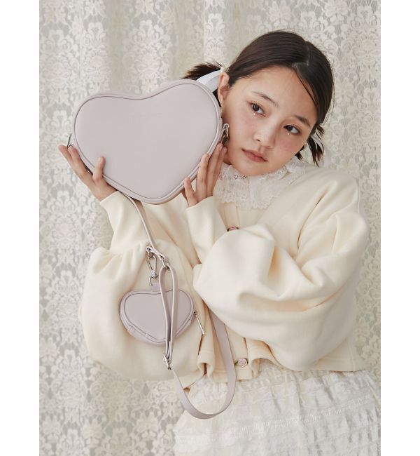 merry jenny「doubleハートショルダーバッグ」|ショルダー・メッセンジャー|
