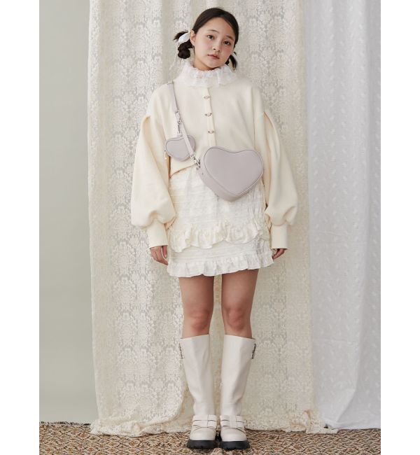 merry jenny「doubleハートショルダーバッグ」|ショルダー・メッセンジャー|