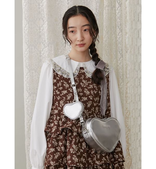 merry jenny「doubleハートショルダーバッグ」|ショルダー・メッセンジャー|