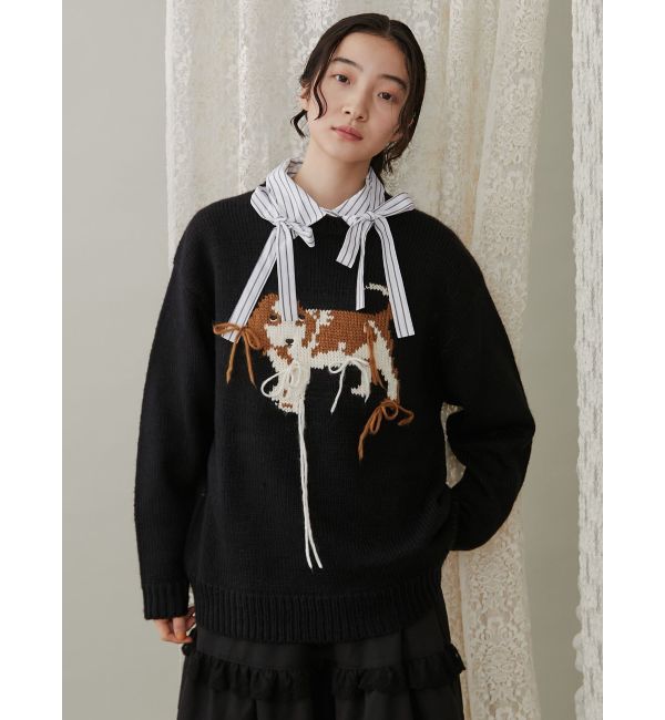 merry jenny「リボンリボンシャツ」|シャツ・ブラウス|