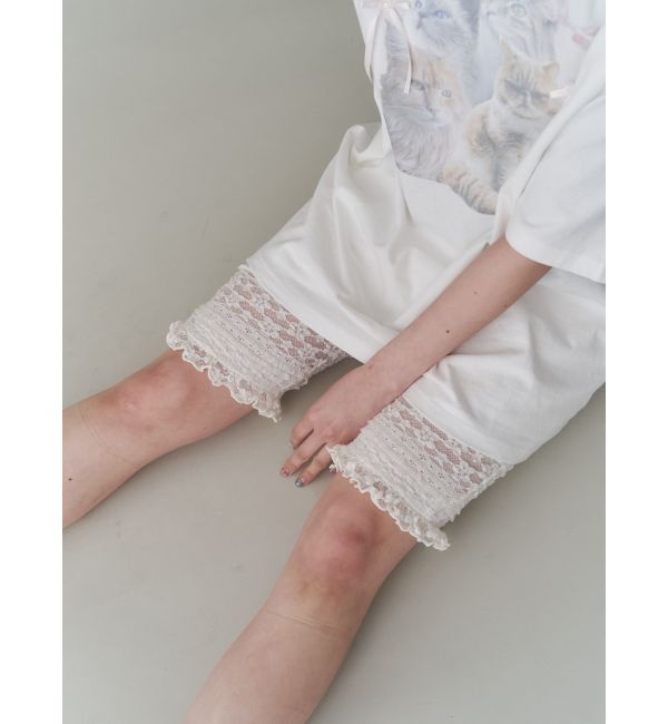 merry jenny「レースバイカーレギンス」|レギンス・スパッツ|