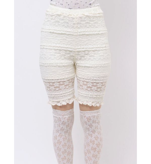 merry jenny「レースバイカーレギンス」|レギンス・スパッツ|