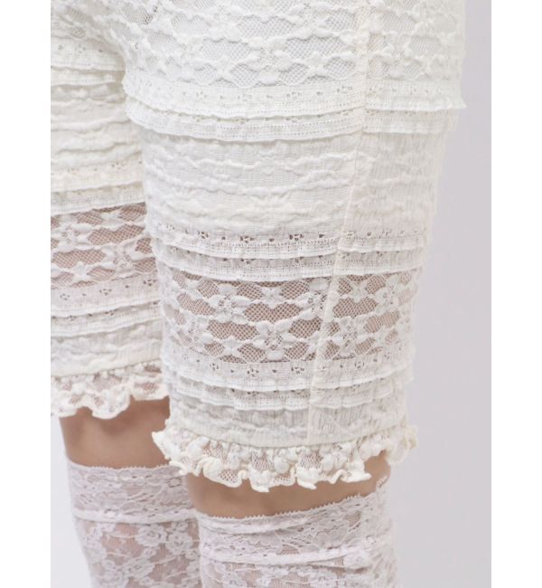 merry jenny「レースバイカーレギンス」|レギンス・スパッツ|