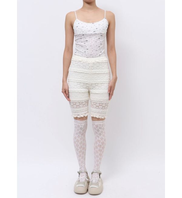 merry jenny「レースバイカーレギンス」|レギンス・スパッツ|