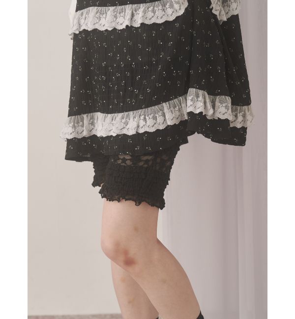 merry jenny「レースバイカーレギンス」|レギンス・スパッツ|