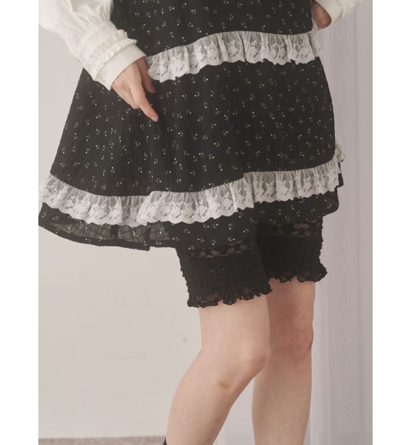 merry jenny「レースバイカーレギンス」|レギンス・スパッツ|