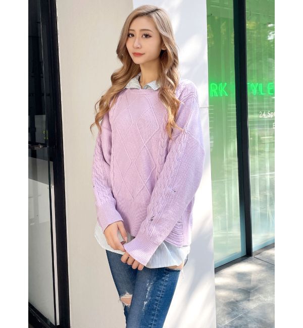 GYDA「シンプルストライプシャツ」|シャツ・ブラウス|