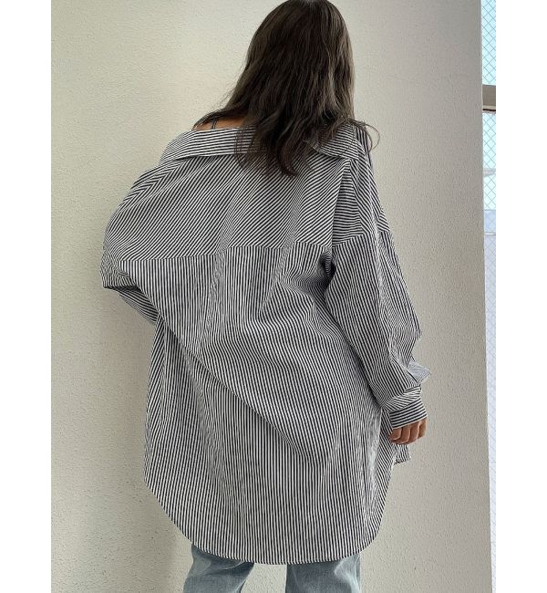 GYDA「シンプルストライプシャツ」|シャツ・ブラウス|