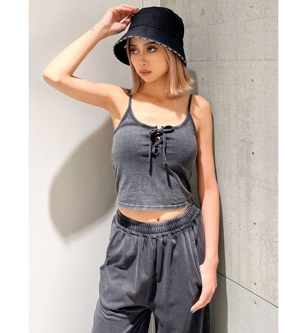 GYDA「フロントレースアップブリーチビスチェ」|キャミソール|