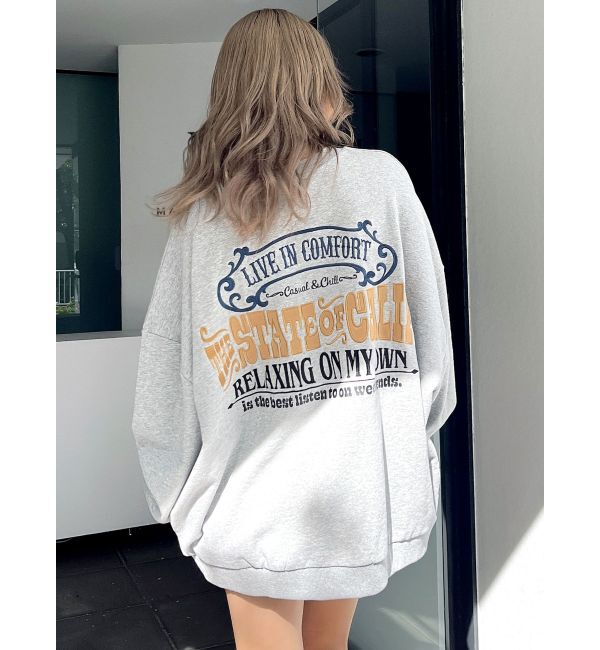 GYDA「THE STATE OF CALIFドルマンスウェットトップス」|スウェット・ジャージ|