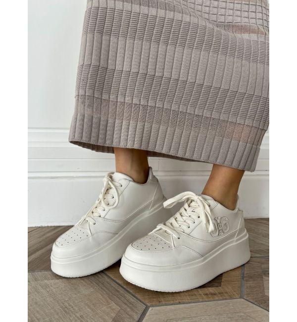 GYDA「【TINY】プラットフォームスニーカー」|スニーカー|オフホワイト