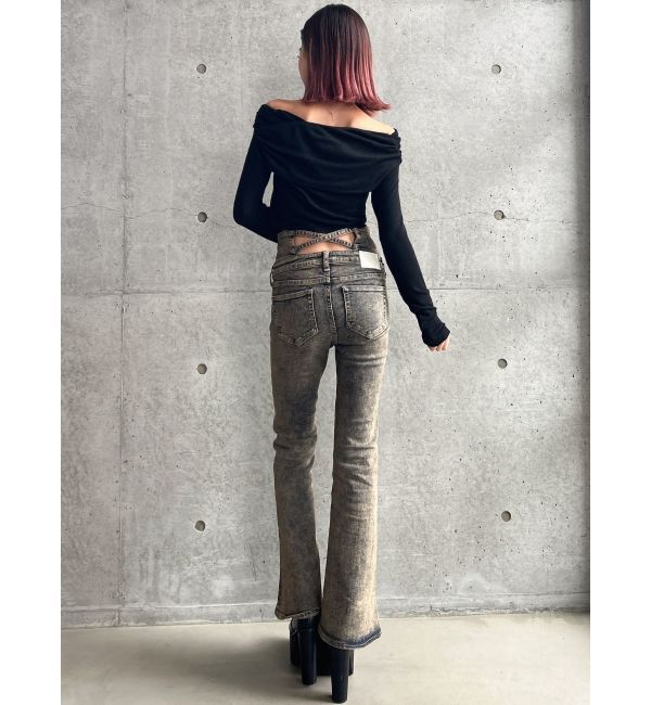 GYDA「アシンンメトリーオフショルトップス」|Tシャツ・カットソー|