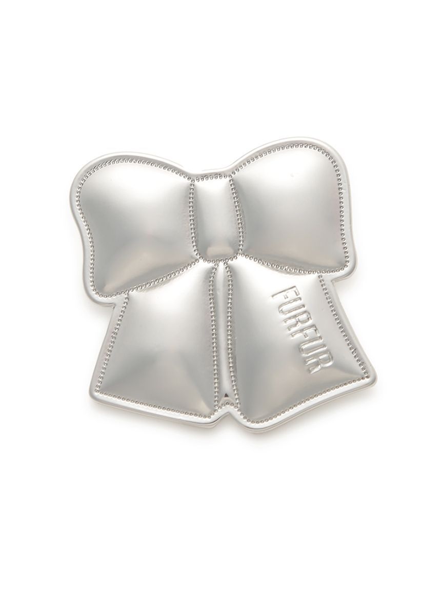 FURFUR「リボンモチーフブローチ」|ブローチ・コサージュ|SLV