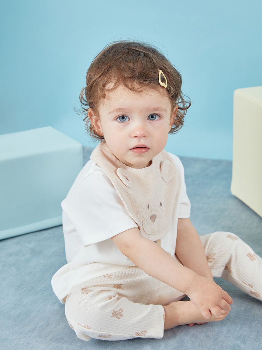 GELATO PIQUE KIDS & BABY「【限定カラーあり】【BABY】ベアスタイ」|スタイ|