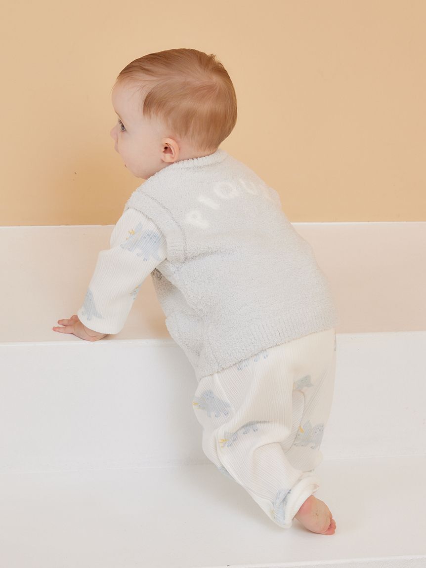 GELATO PIQUE KIDS & BABY「【限定カラーあり】【BABY】パウダーアニマルベスト」|その他ベビーウェア|