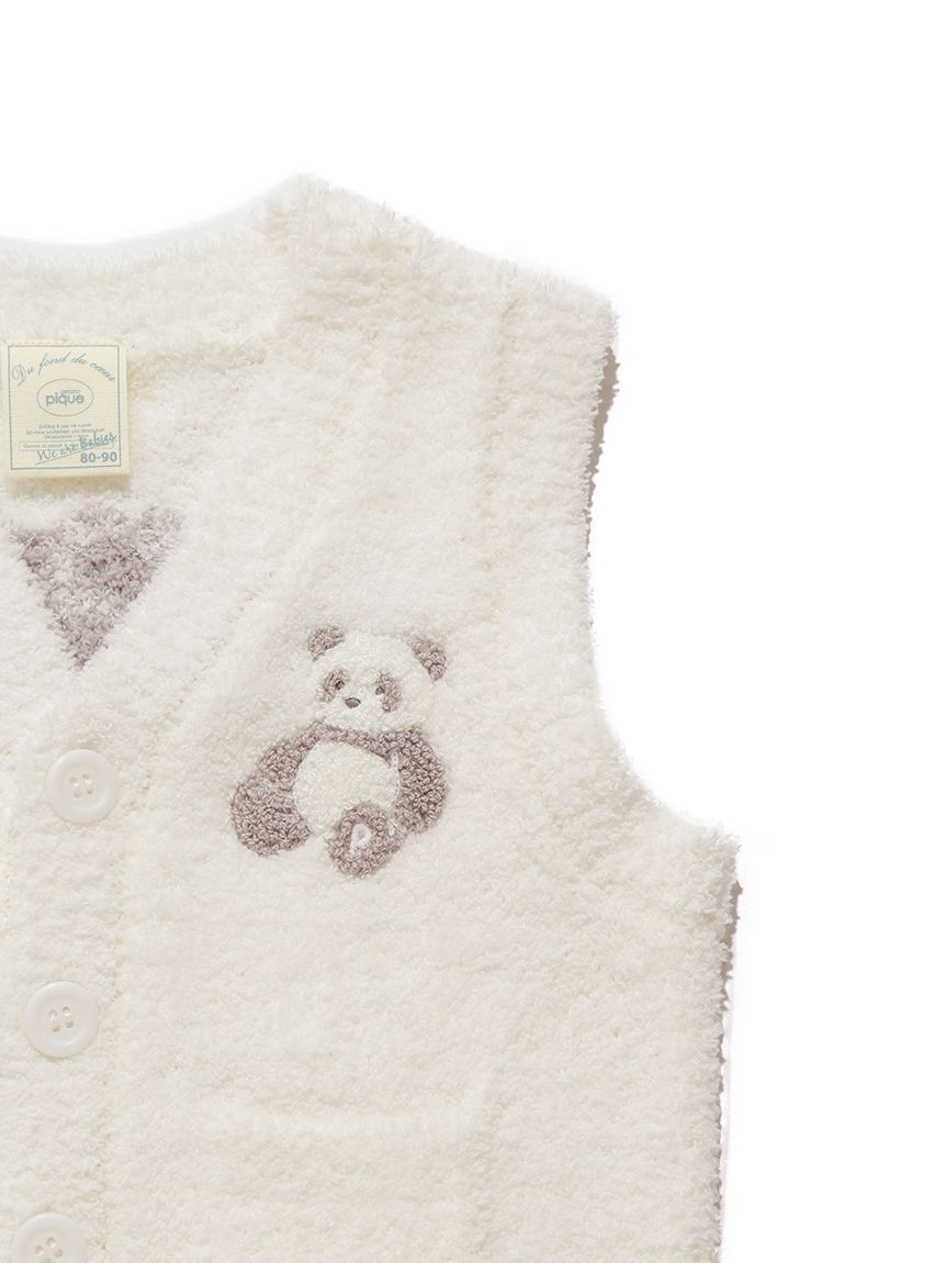 GELATO PIQUE KIDS & BABY「【限定カラーあり】【BABY】パウダーアニマルベスト」|その他ベビーウェア|