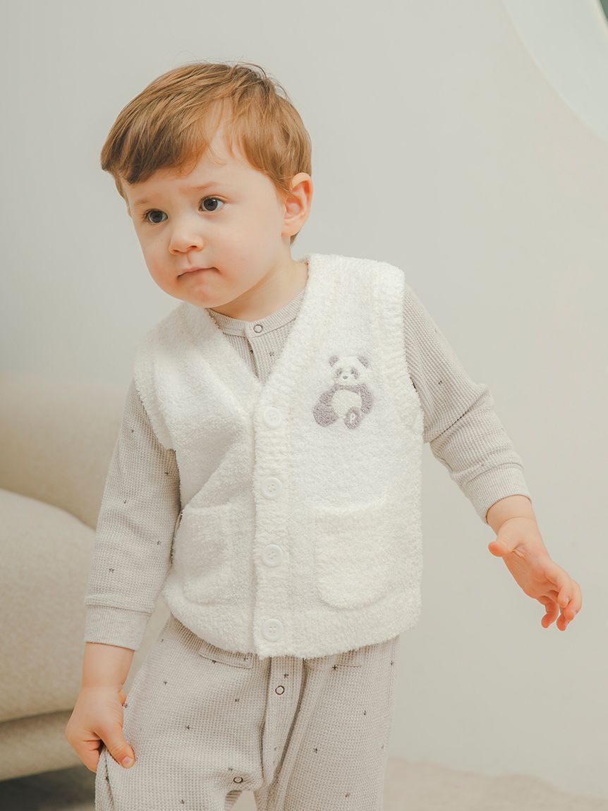 GELATO PIQUE KIDS & BABY「【限定カラーあり】【BABY】パウダーアニマルベスト」|その他ベビーウェア|