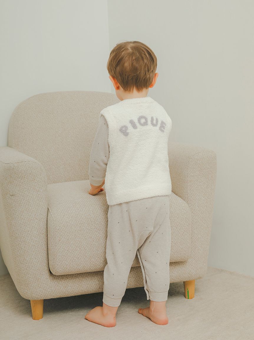 GELATO PIQUE KIDS & BABY「【限定カラーあり】【BABY】パウダーアニマルベスト」|その他ベビーウェア|