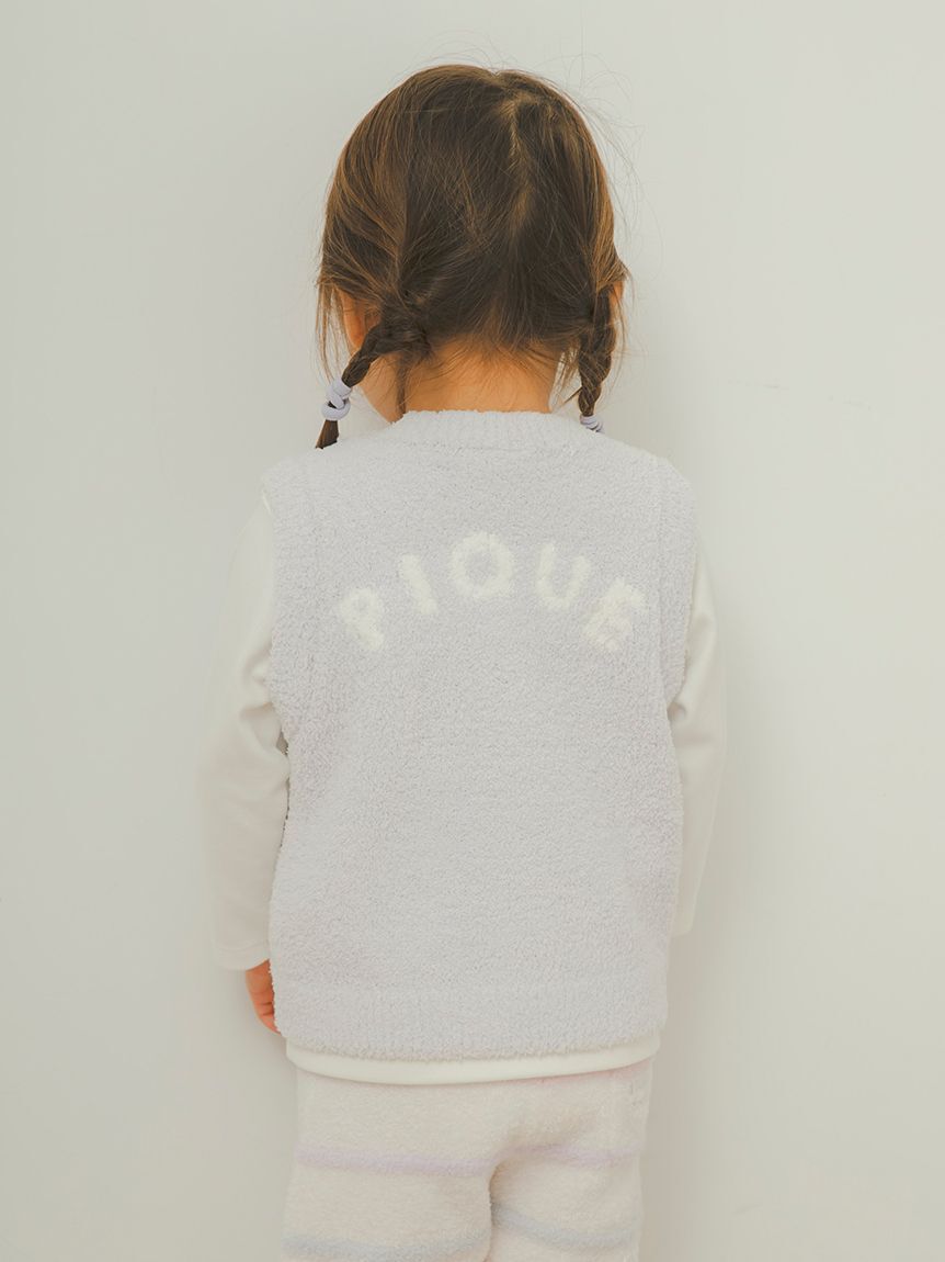 GELATO PIQUE KIDS & BABY「【限定カラーあり】【BABY】パウダーアニマルベスト」|その他ベビーウェア|