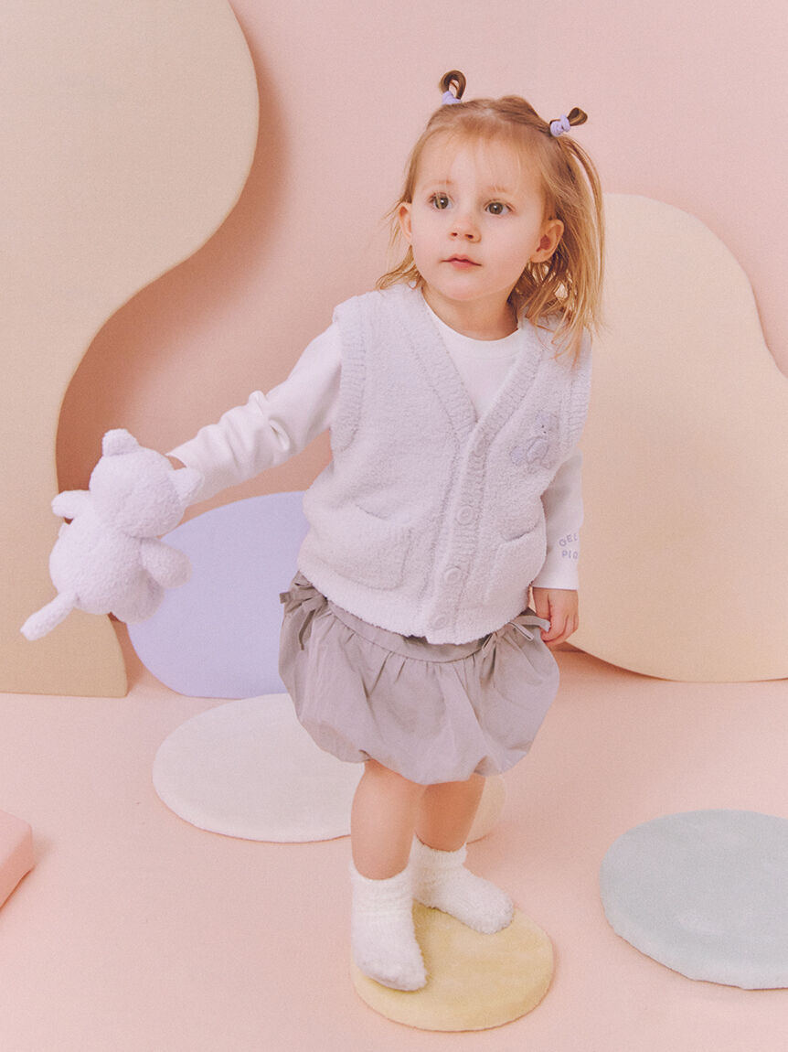 GELATO PIQUE KIDS & BABY「【限定カラーあり】【BABY】パウダーアニマルベスト」|その他ベビーウェア|
