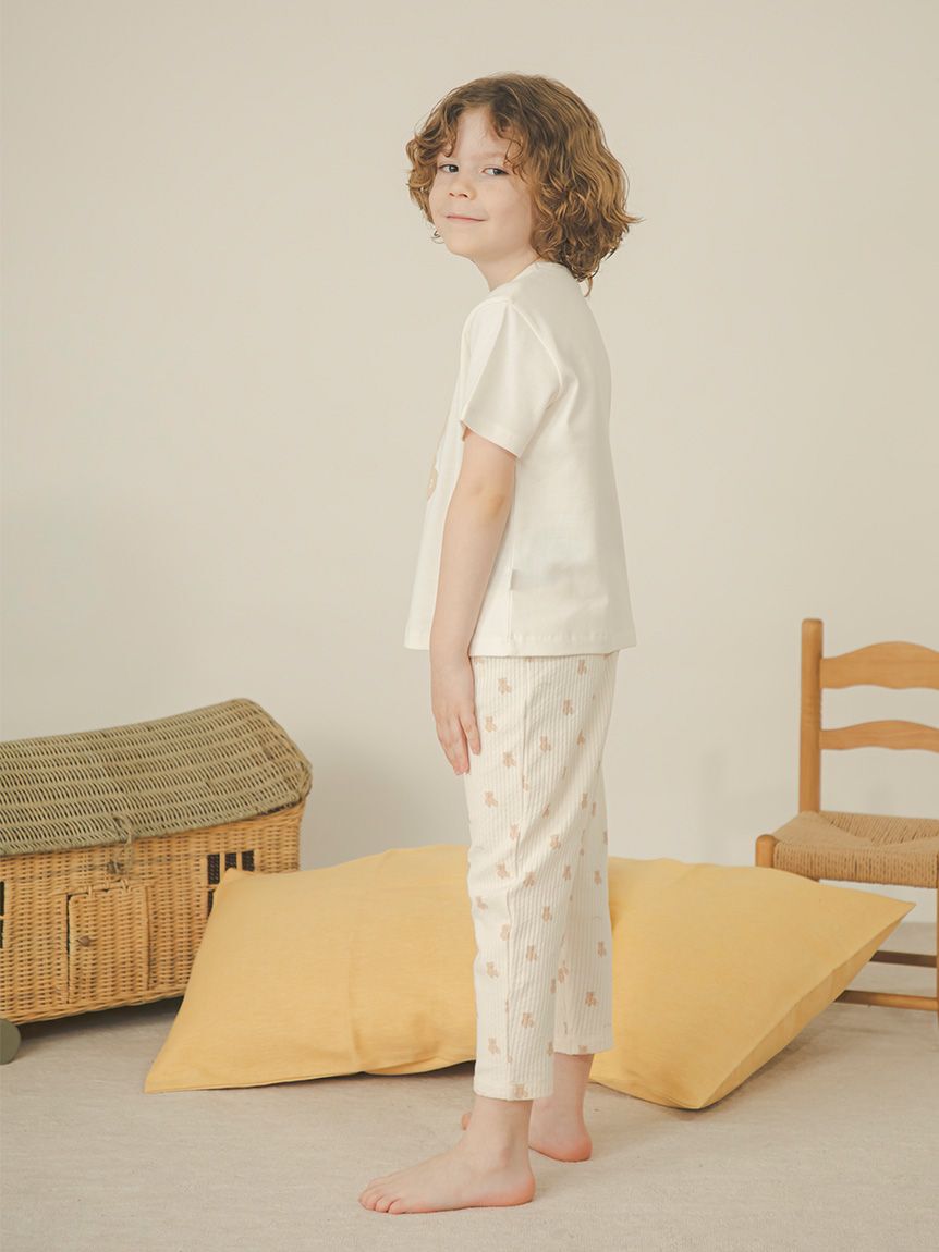 gelato pique kids&baby「【KIDS】ぬいぐるみ柄ロングパンツ」|ルームウェア|
