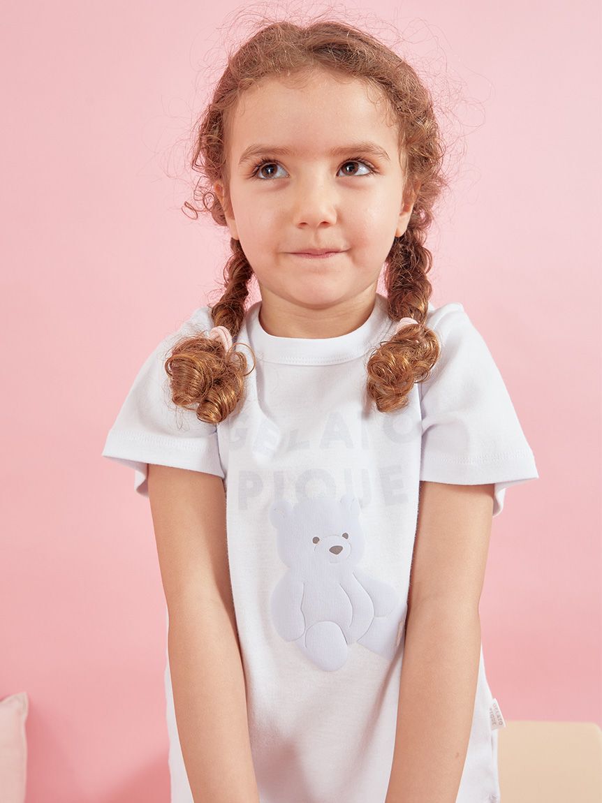 gelato pique kids&baby「【KIDS】ぬいぐるみワンポイントTシャツ」|ルームウェア|