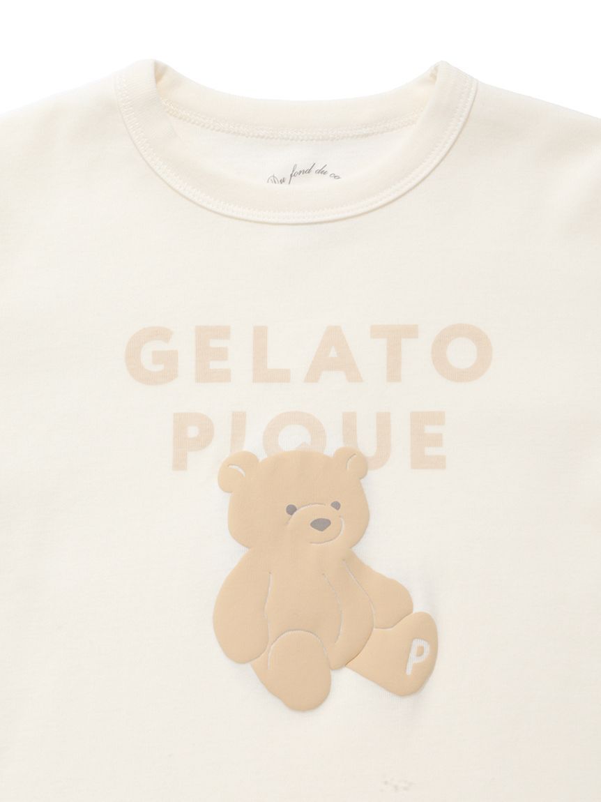 gelato pique kids&baby「【KIDS】ぬいぐるみワンポイントTシャツ」|ルームウェア|